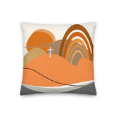 Sha Tin Abstract Art Scenery Decorative Throw Pillow Cushion, Pillow, $ 64.50, A Moment Of Now™